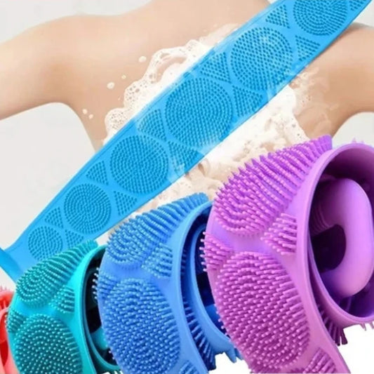 Esponja de  Silicone Massageadora para o banho.