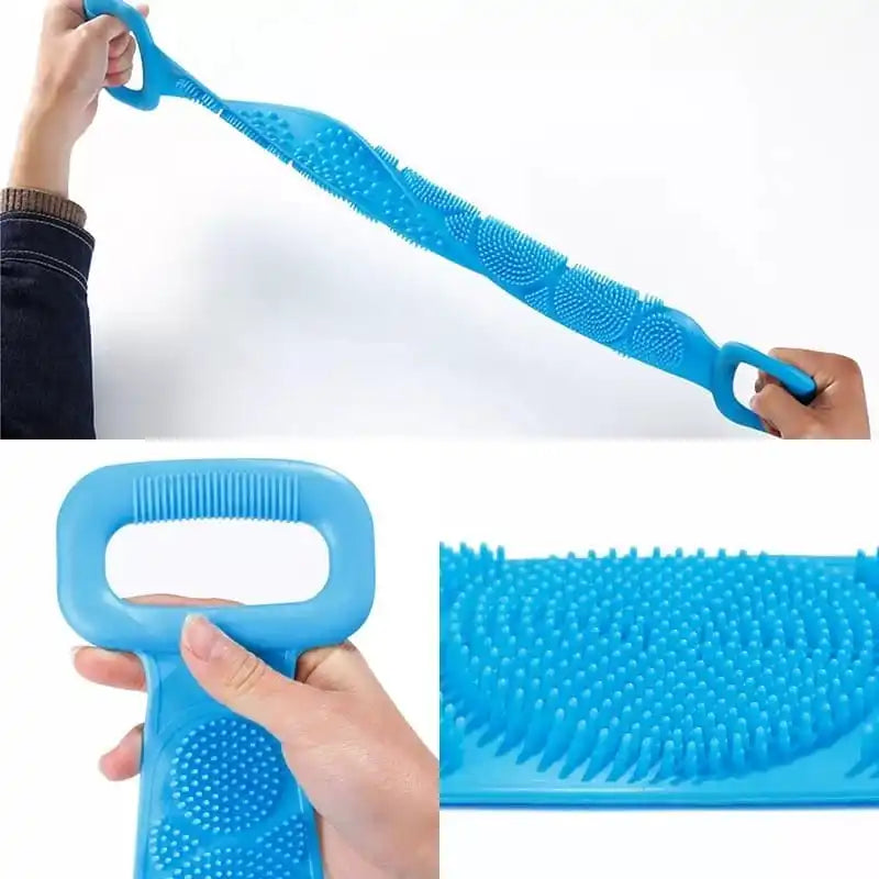 Esponja de  Silicone Massageadora para o banho.